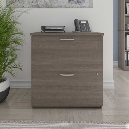 Bestar Bestar Universel 29W Lateral File Cabinet  in bark grey 46630-1147